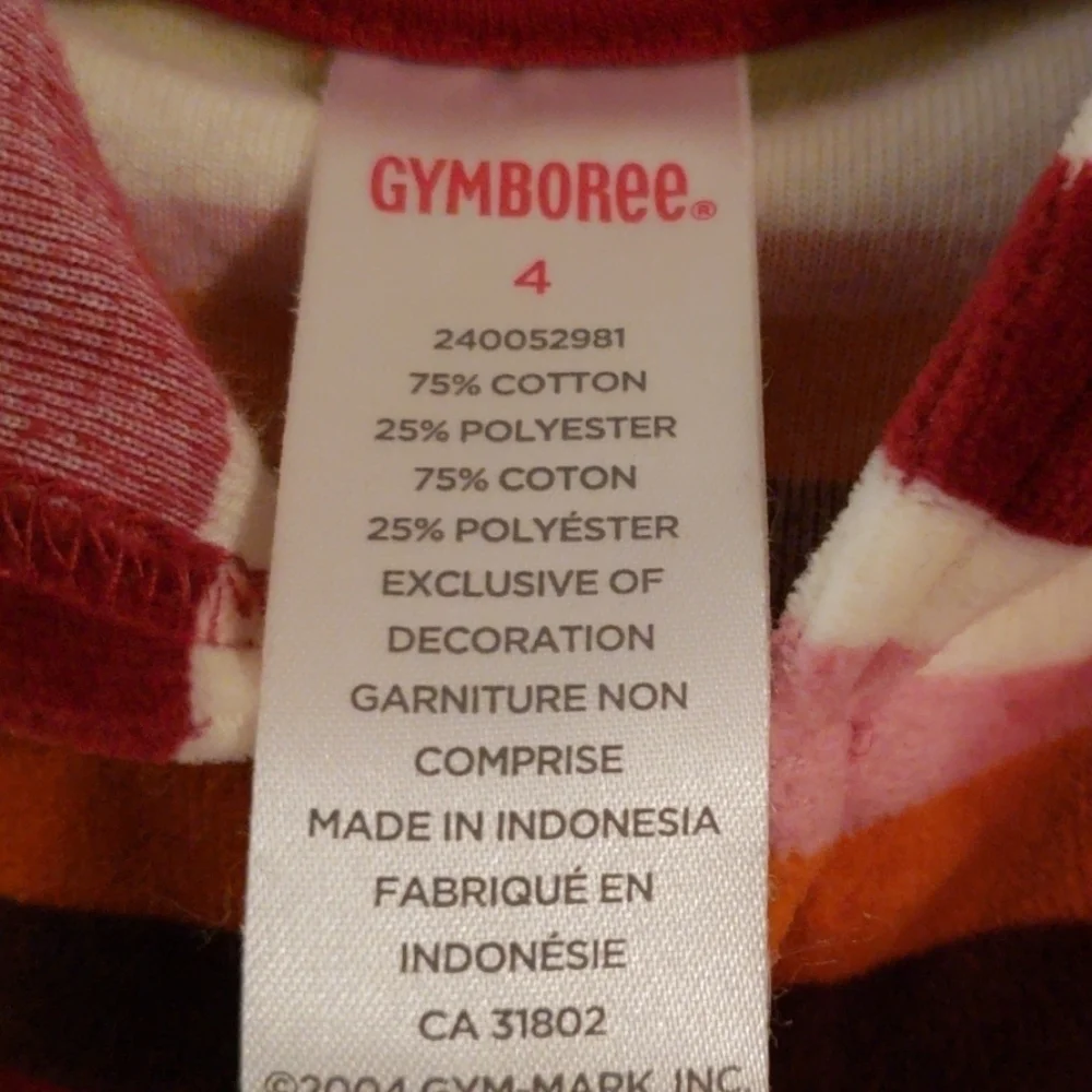 Gymboree Velour Striped Hoodie